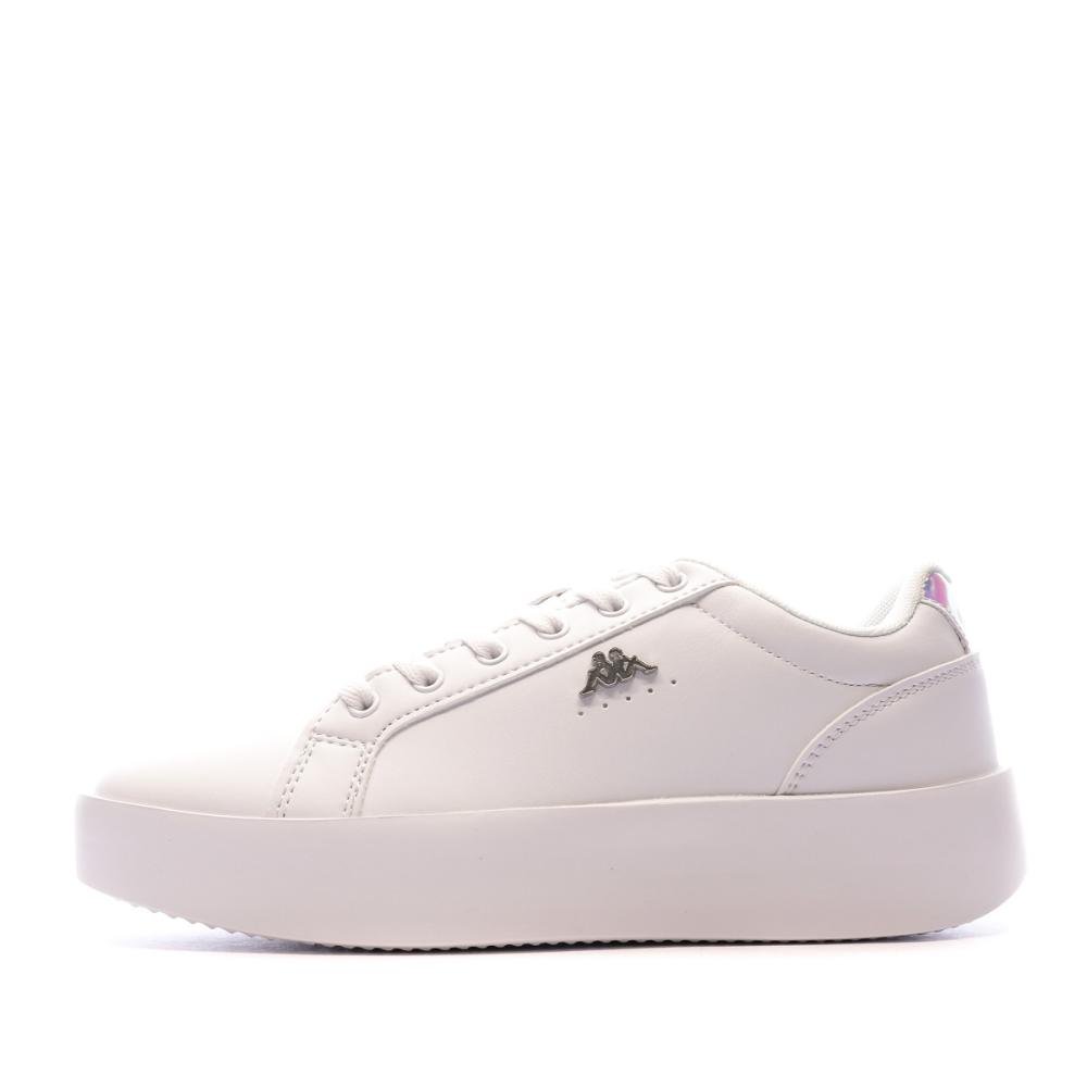 Kappa Baskets Blanches/Argent Femme Kappa Amelia