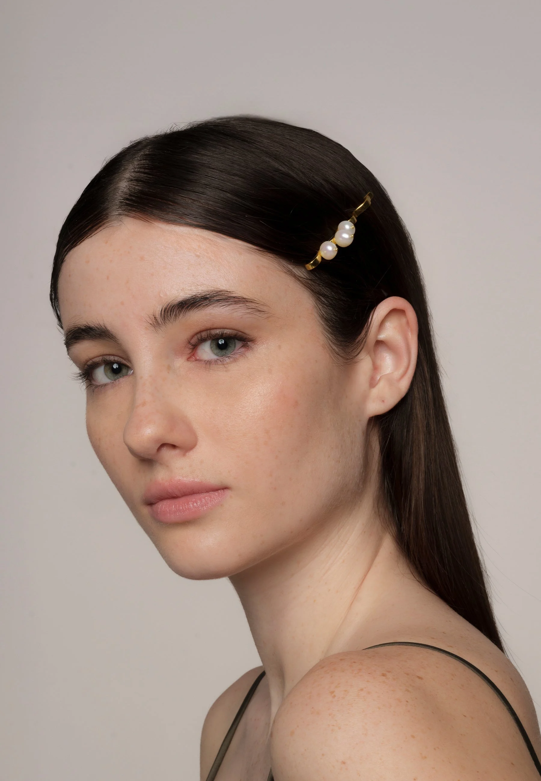 BARRETTE RHEA PERLES - Barrette rhea perles | Blanc