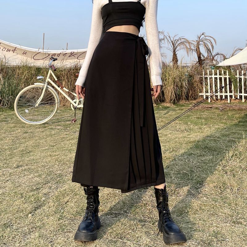 Chisan - Wijde cropped broek