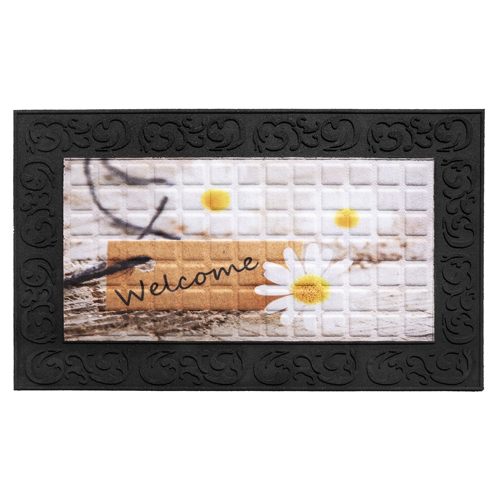 HTI-Living Fußmatte 45x75 cm Venga Welcome Daisies
