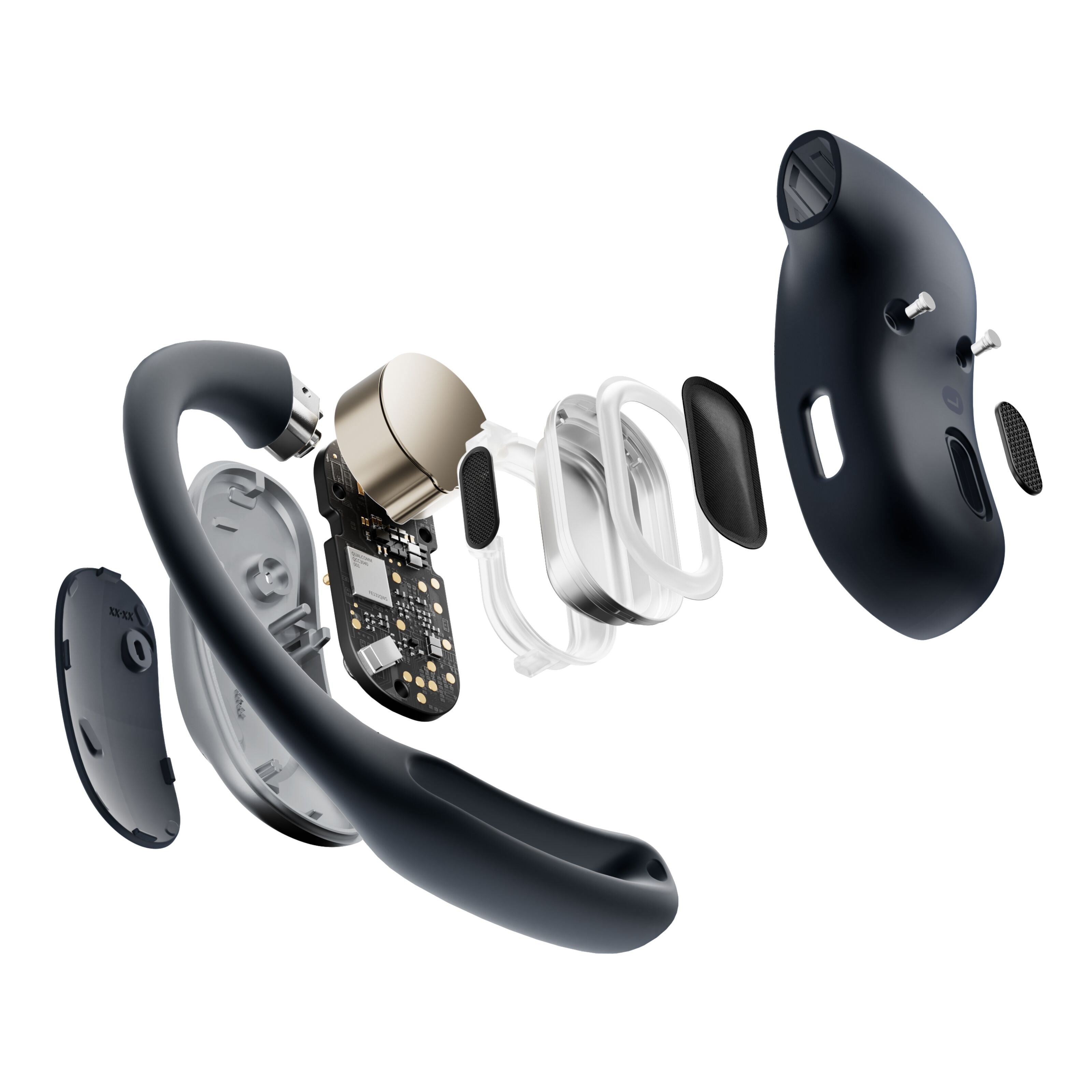 Shokz OpenFit Air Trådløse hodetelefoner Svart