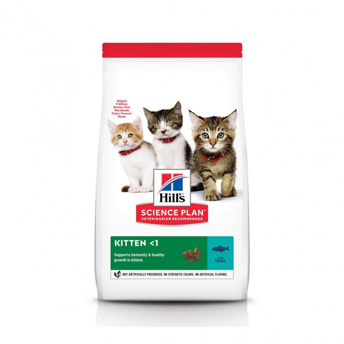 HILL'S Science Plan Kitten au Thon - Croquettes pour chaton