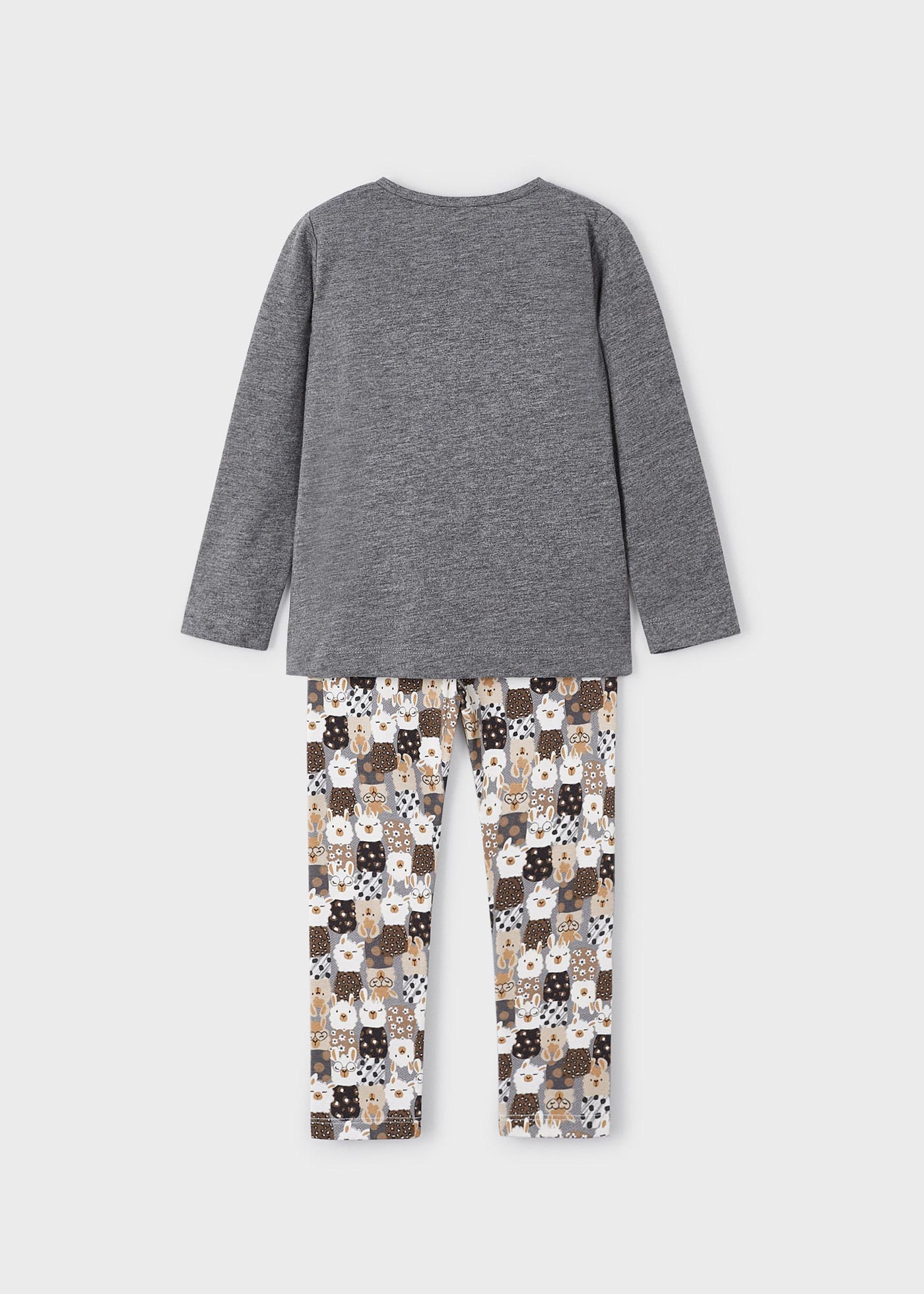 Conjunto de algodão de alta qualidade com duas peças para meninas.