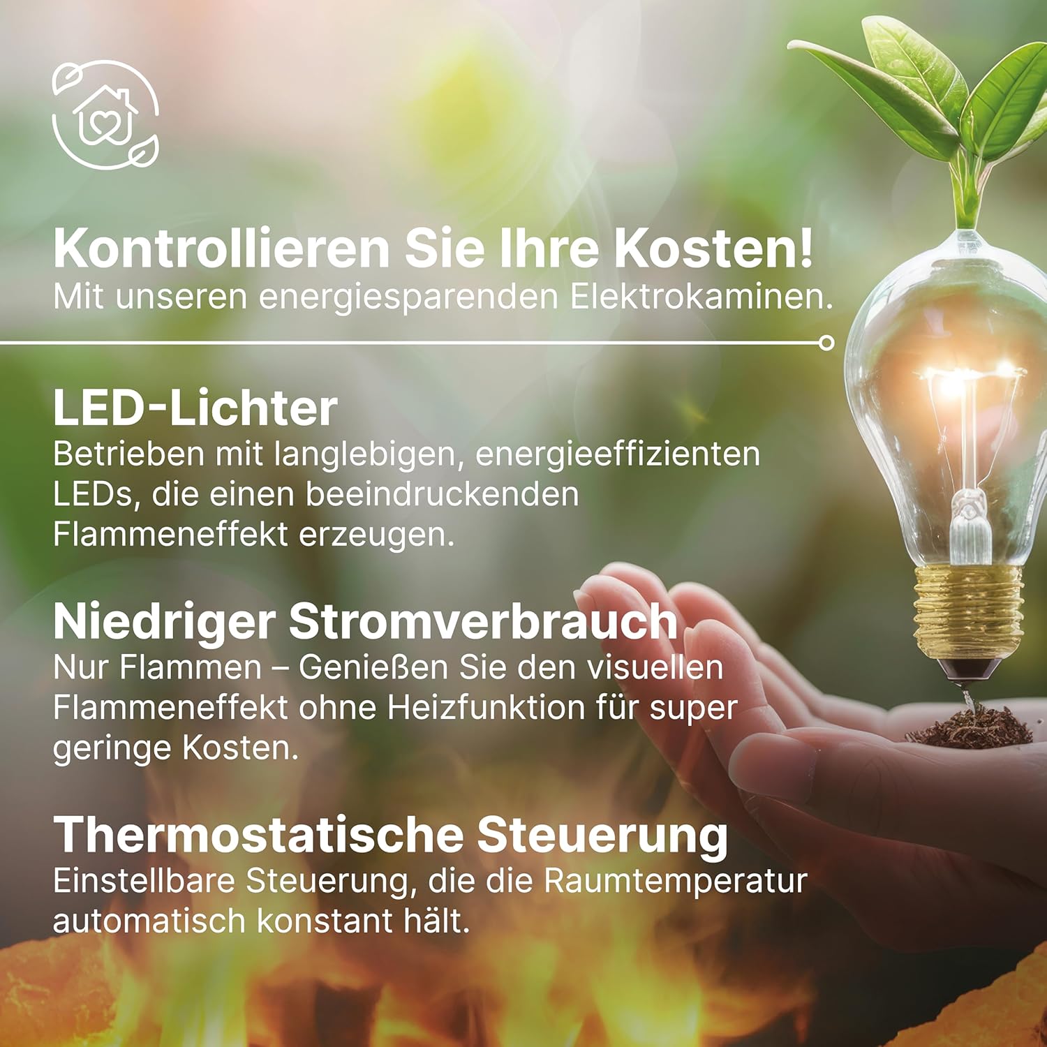 Dimplex Elektrokamin Evandale - Elektrokamin mit Heizung und Kaminfeuer - 1000W / 2000W - Wasserdampf Kamin - LED Optimyst 3D Flammeneffekt - Inklusive Fernbedienung - Black