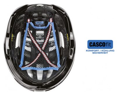 CASCO CUDA2 Strada - BLACK RED STRUCTURE
