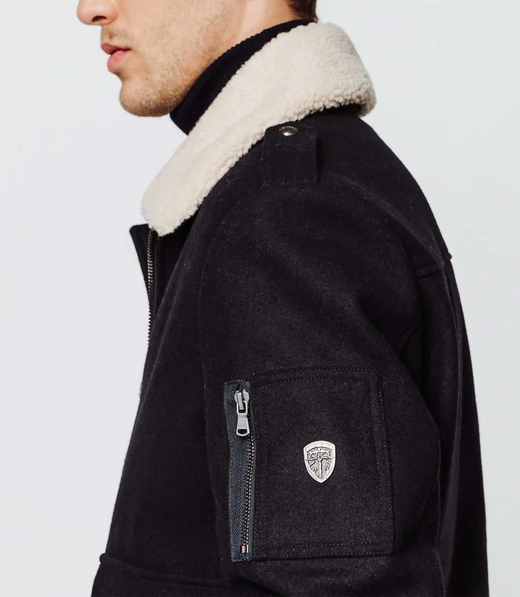 Blouson aviateur marine