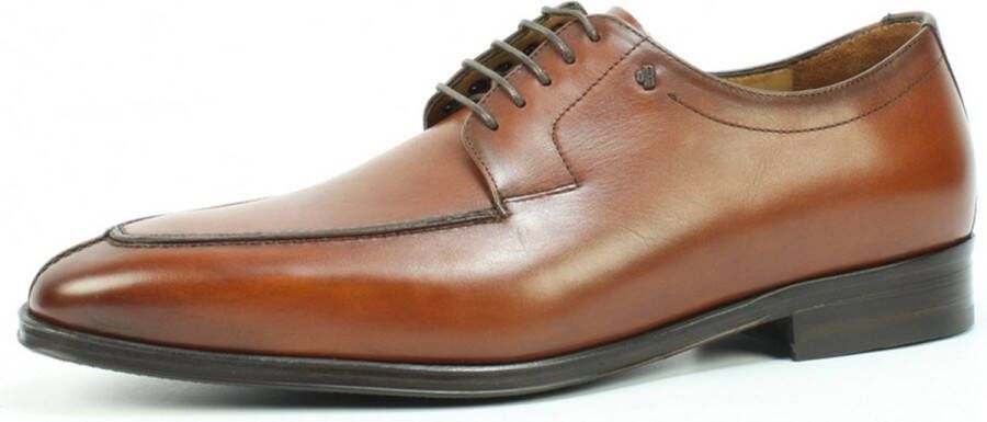 Floris van Floris van Bommel Van Bommel Veterschoenen Heren Schoenen Leer SBM-30145 Cognac