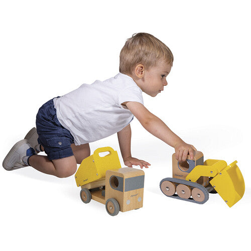 Janod kiepwagen en bulldozer