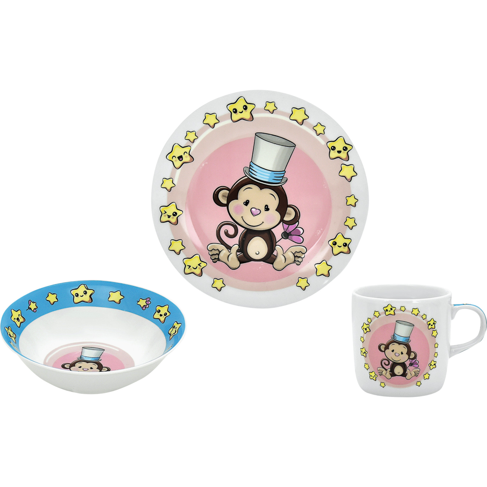 Kindergeschirr 3er Set, Tiger