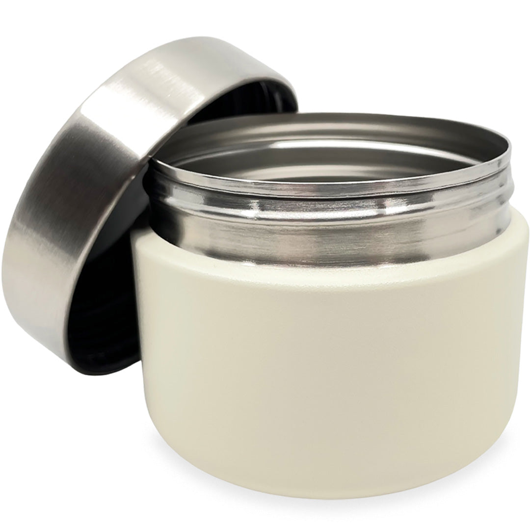 Smikkels rvs voedselpot crème - 420 ml