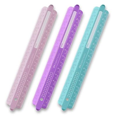 Faber Castell Sparkle - Règle 15 cm - disponible dans différentes couleurs