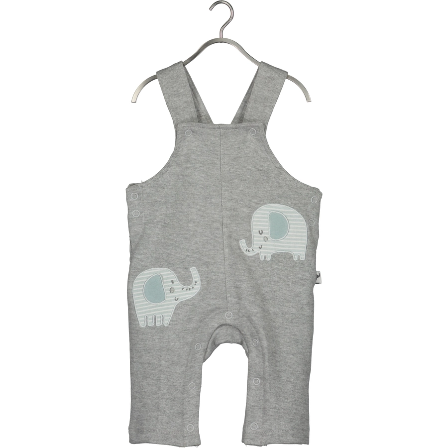 BLUE SEVEN 2er Set Latzhose +Shirt Mittelgrau