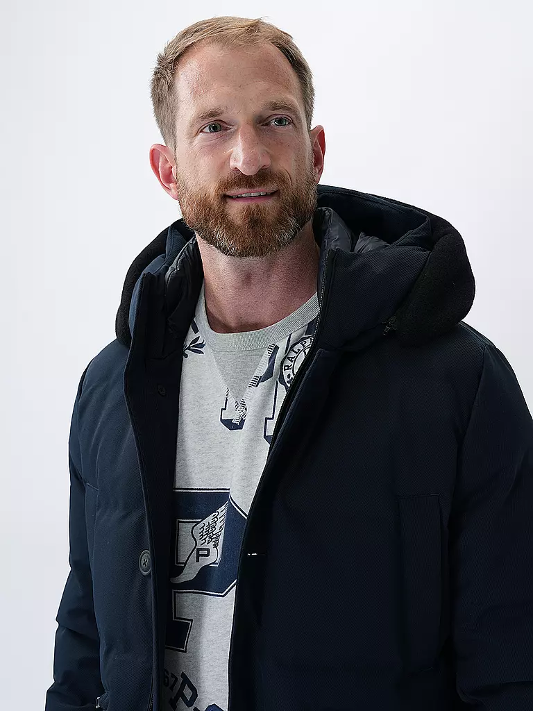WOOLRICH Parka SEAM SEALED blau