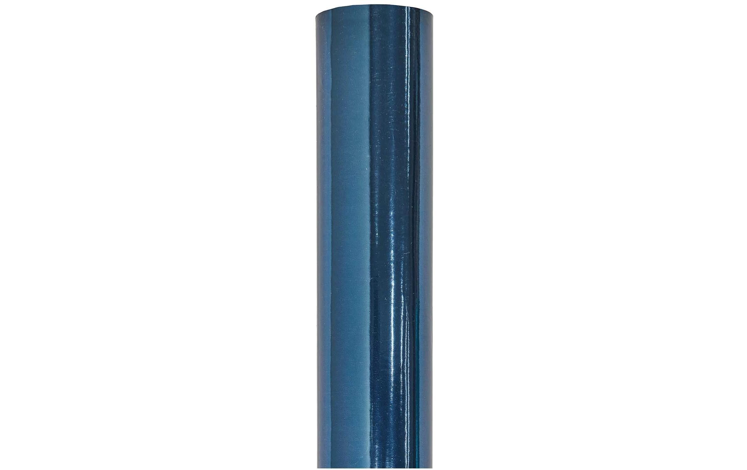 Geschenkpapier Metallic 70 cm, 1 Stück, BlauIdeales Geschenkpapier für jeden Anlass mit Metalliceffekt