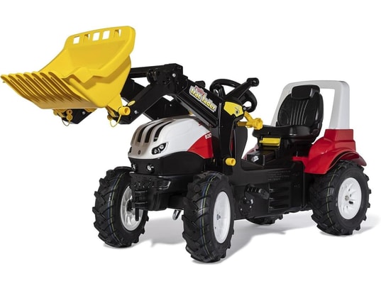 ROLLY TOYS - Véhicule à pédales Rolly tracteur farmtrac steyr 6300 terrus cvt