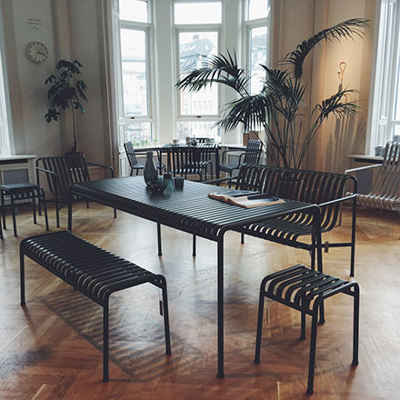 Tuinbank Palissade Dining olive