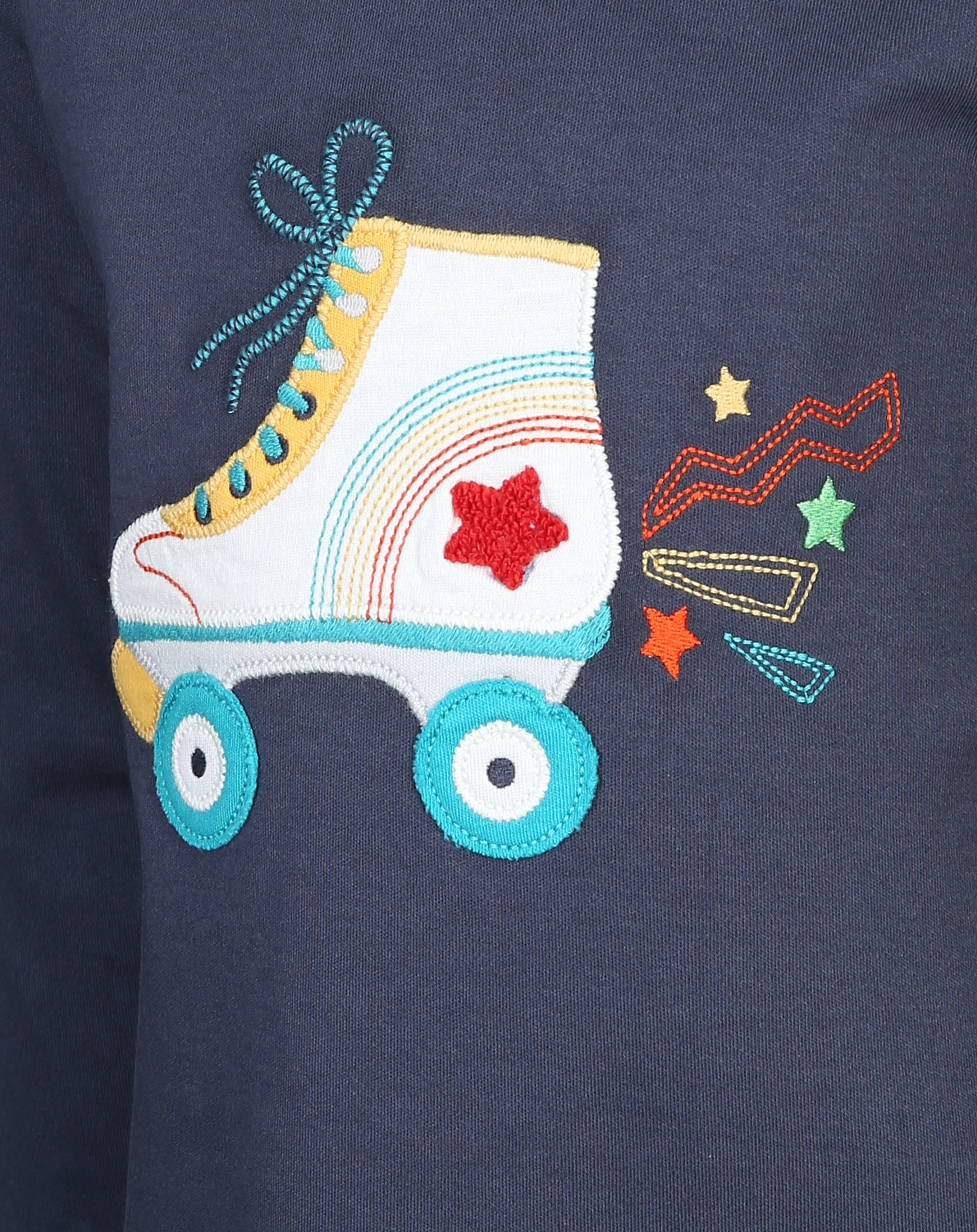 Langarmshirt ROLLER-SKATE in indigo