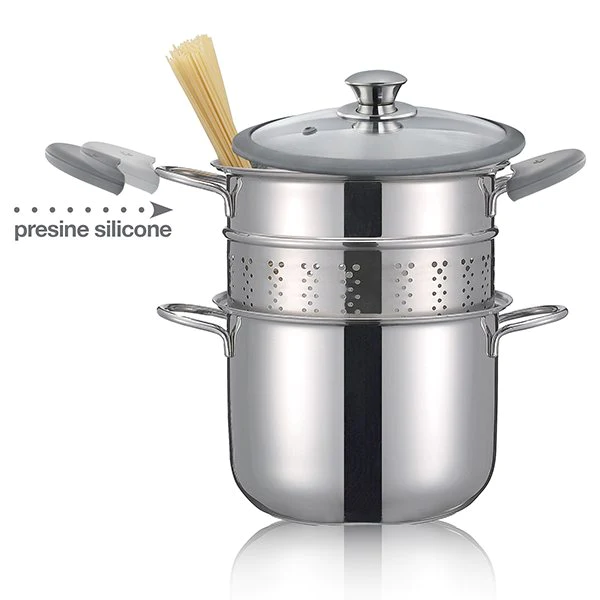 Cuit-pâtes Premium inox 20 cm 5 L Inoxriv
