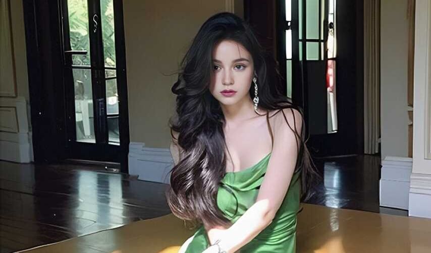 closetaine - Spaghettibandjes, col, effen satijnen maxi-A-lijnjurk met split
