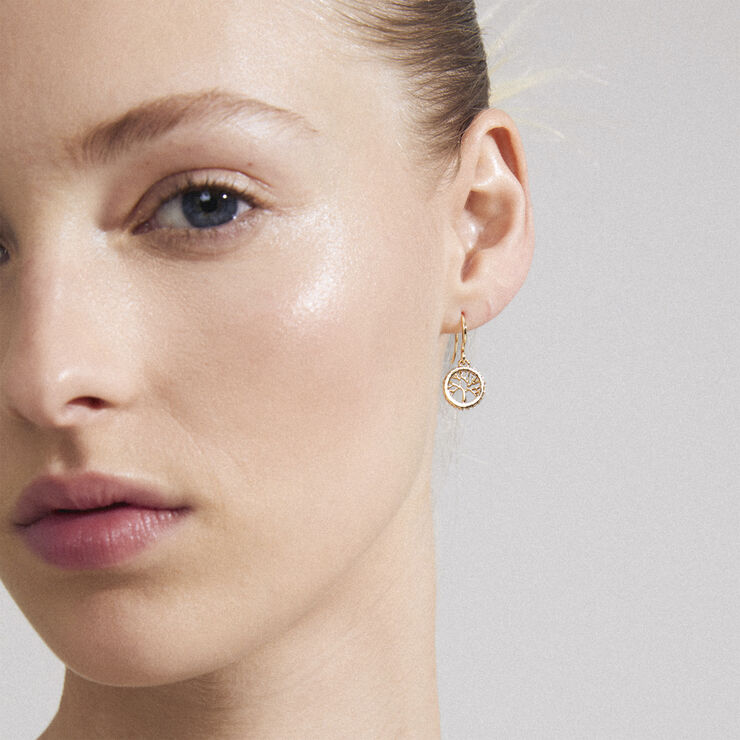 Pilgrim ALIA recycled earrings gold-plated Guld