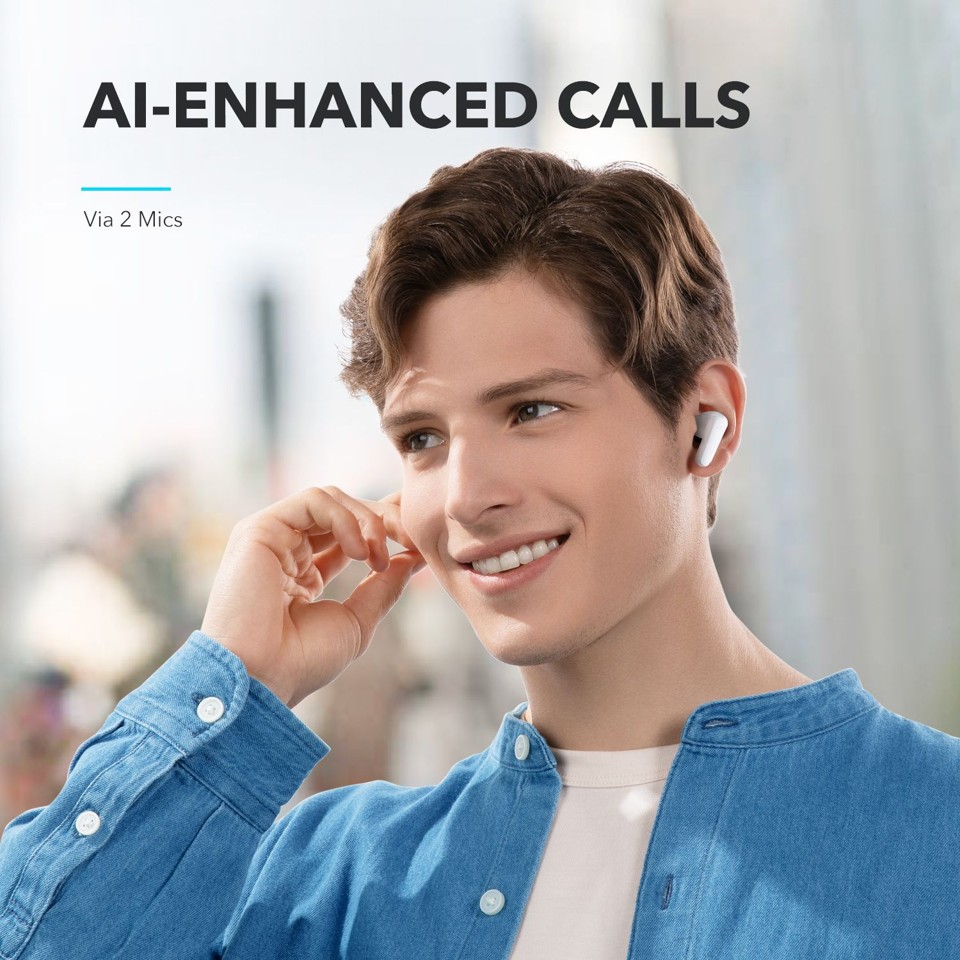 Anker - Høretelefoner - Soundcore R50i - Hvid