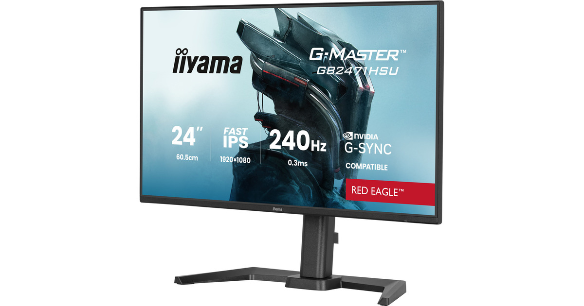 iiyamaG-Master Red Eagle GB2471HSU-B1 23.8