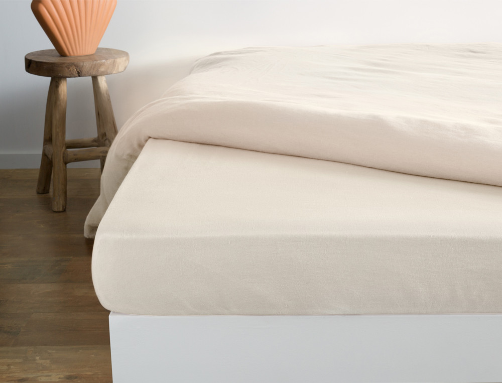 Drap-housse-Coton chanvre