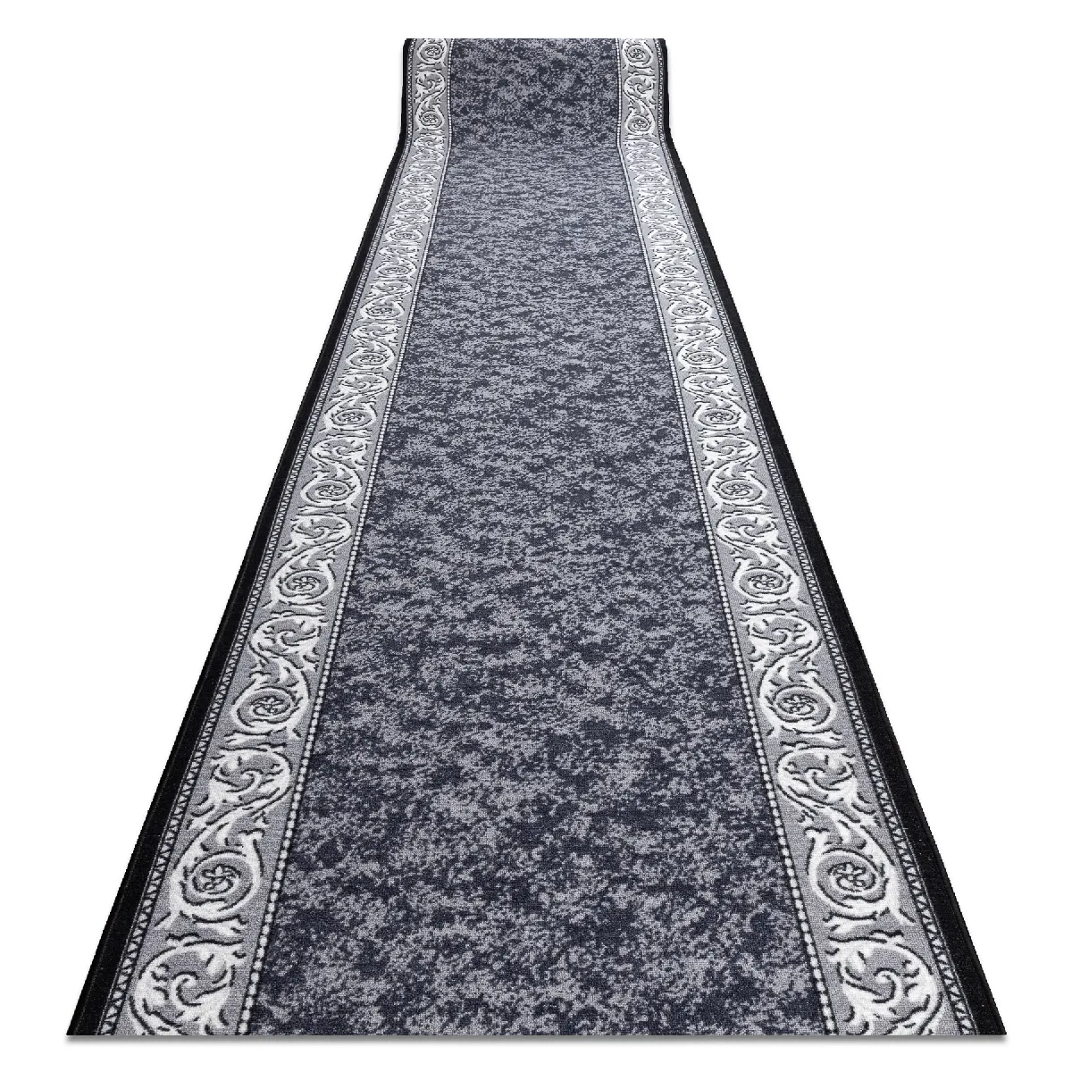 RUGSX Romantic Tapis de couloir - Gris - 100x700 cm