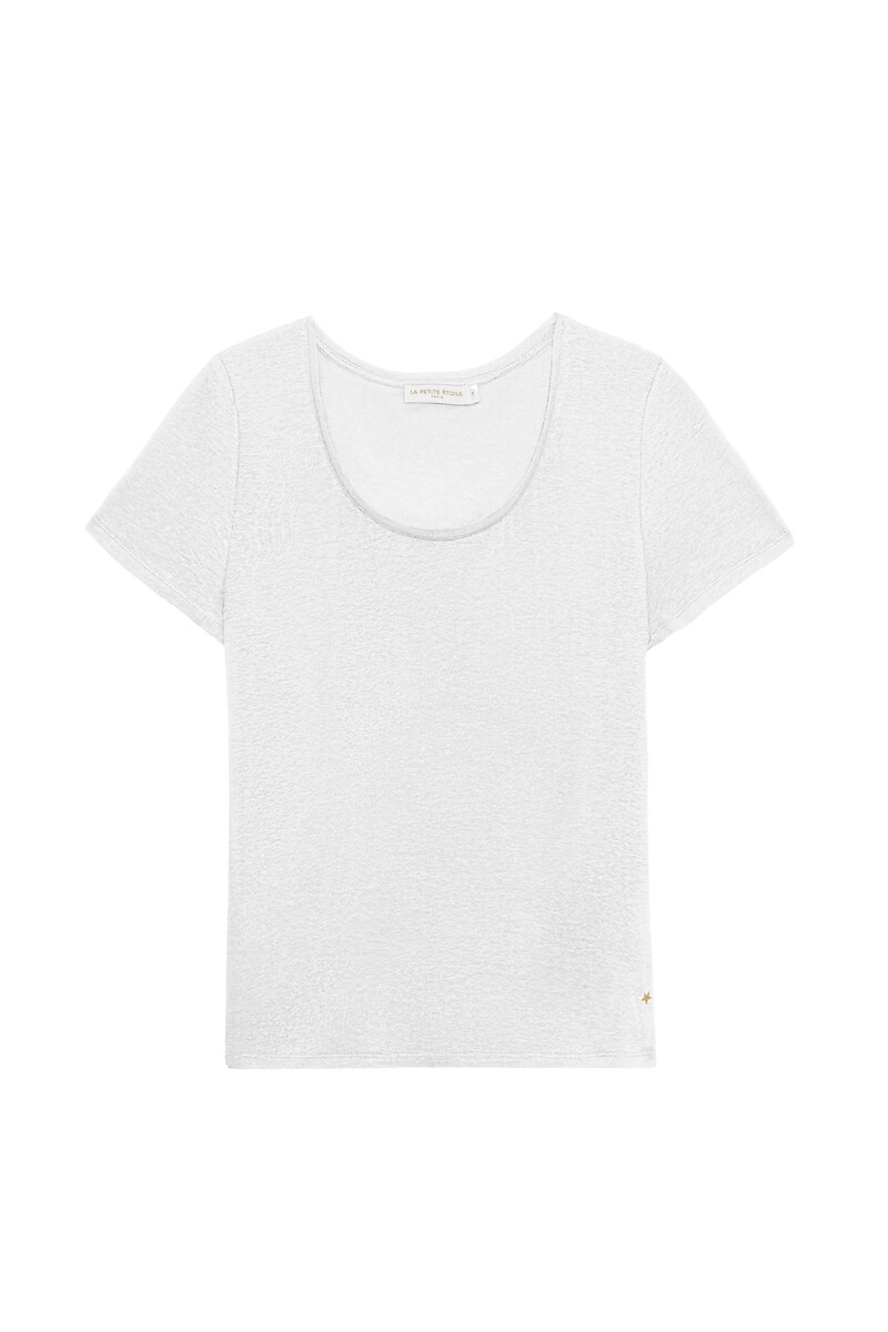 LA PETITE ETOILE<br>Camiseta folgada de gola redonda, TIA