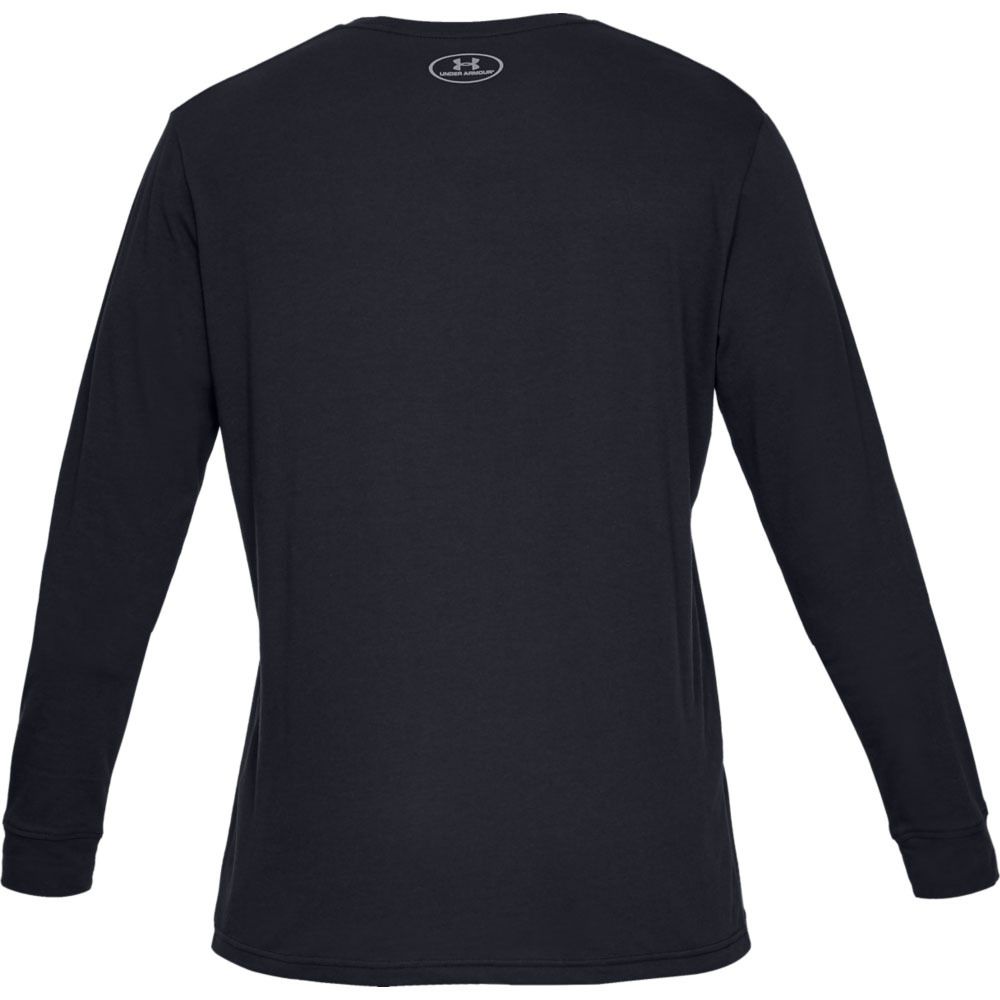 Under Armour SPORTSTYLE LEFT CHEST - Tee-shirt Homme noir