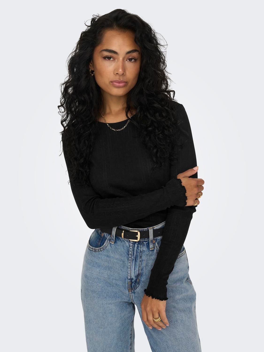 ONLCARLOTTA Top Black