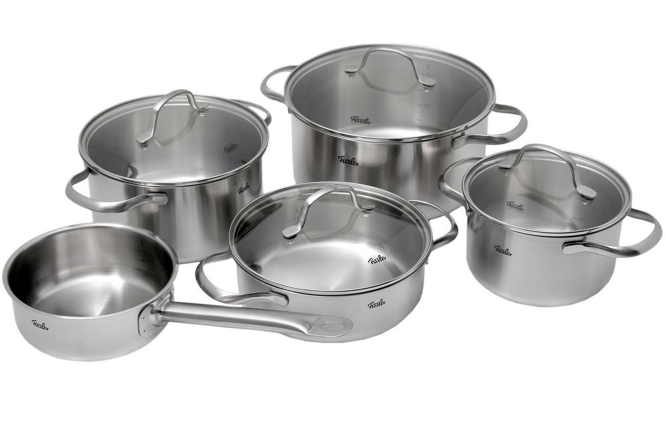 Fissler San Francisco 040-113-05-000, 5-delige pannenset