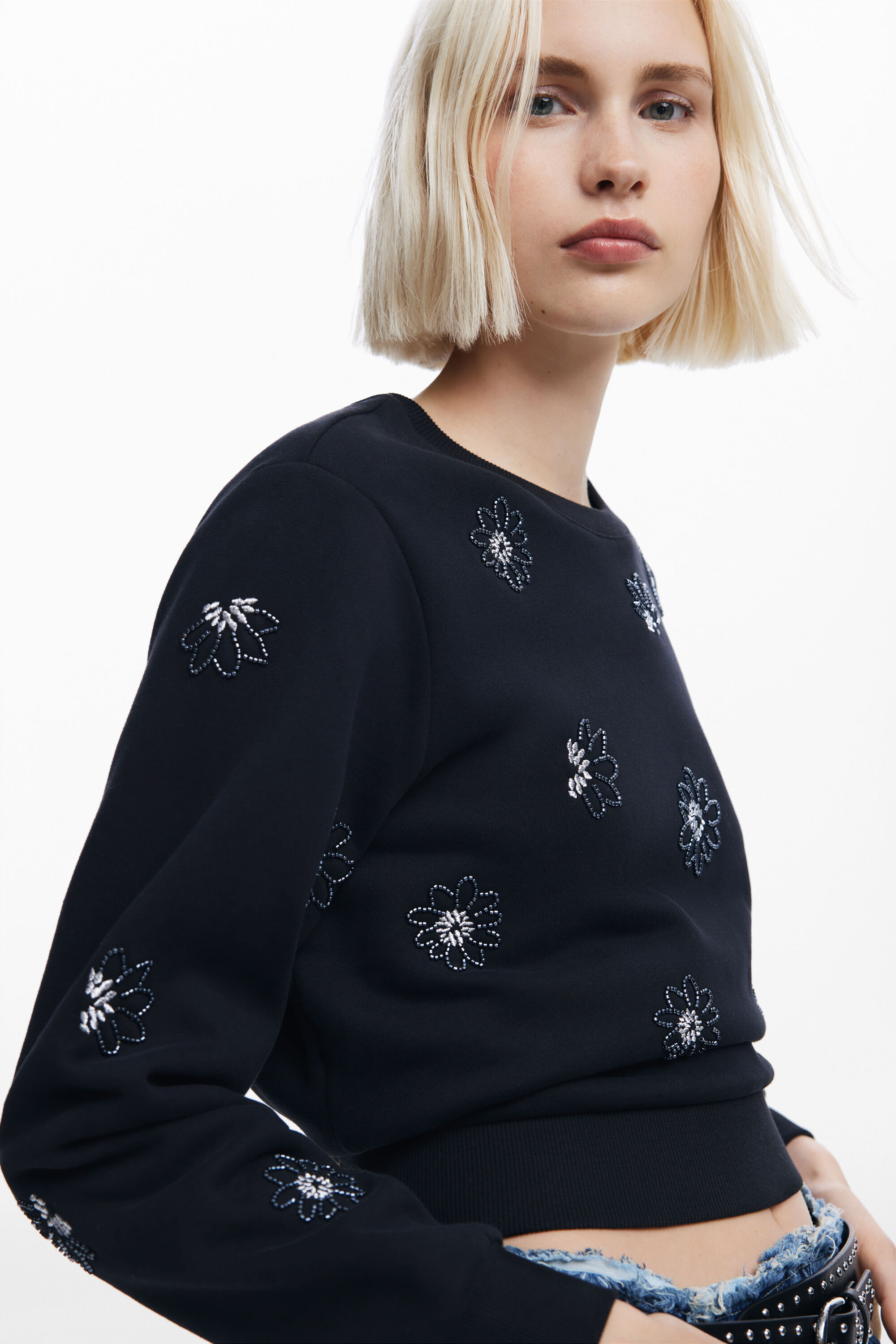 Moletom floral Jewel