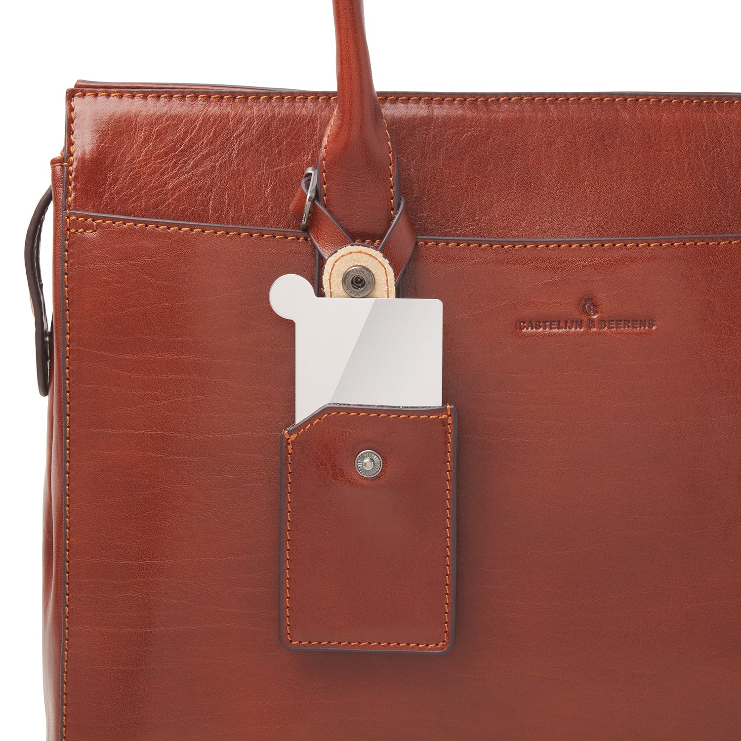 Castelijn & Beerens Gaucho Ellen Laptop Shoulderbag 15.6'' cognac