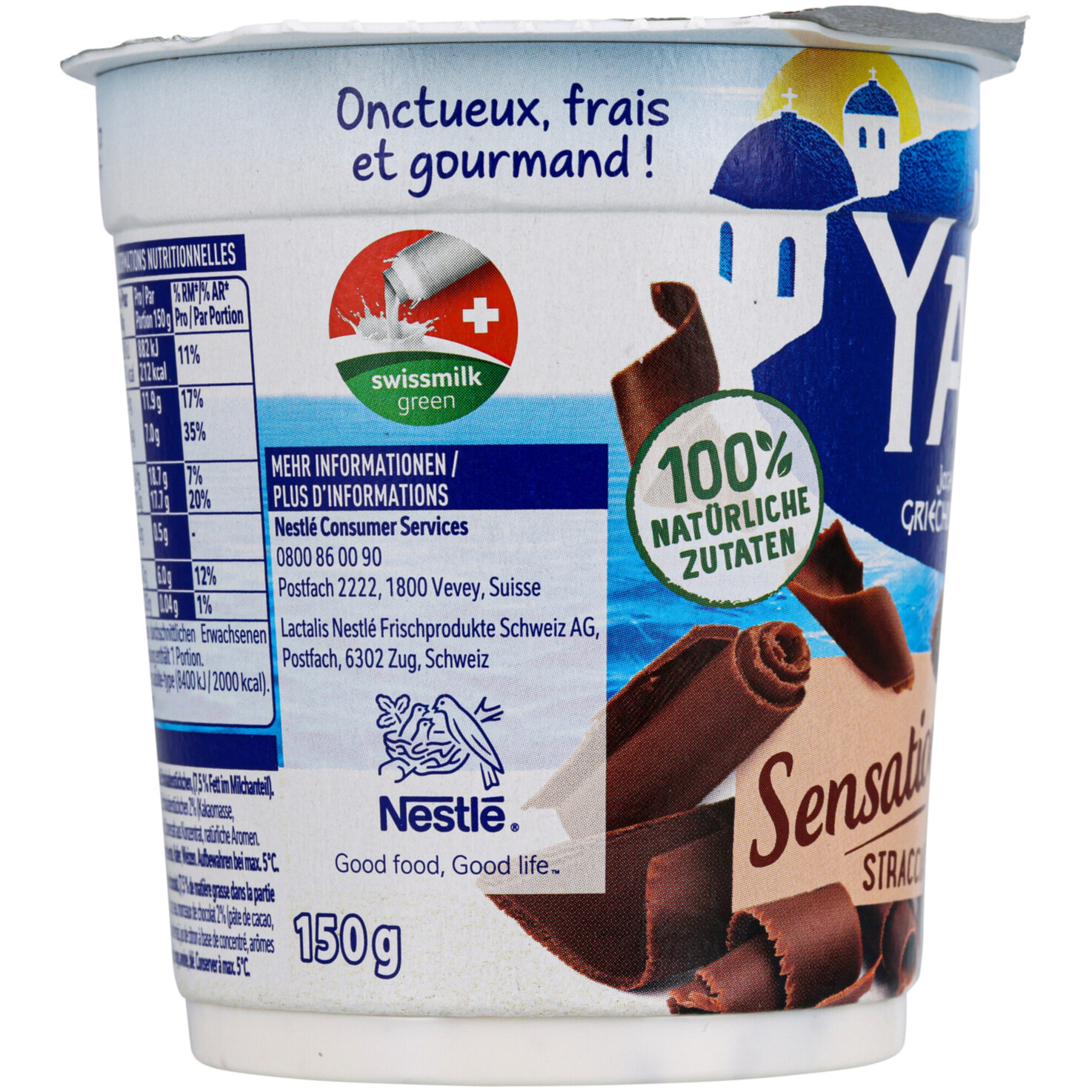 Nestlé YAOS Sensations Stracciatella 2x150g