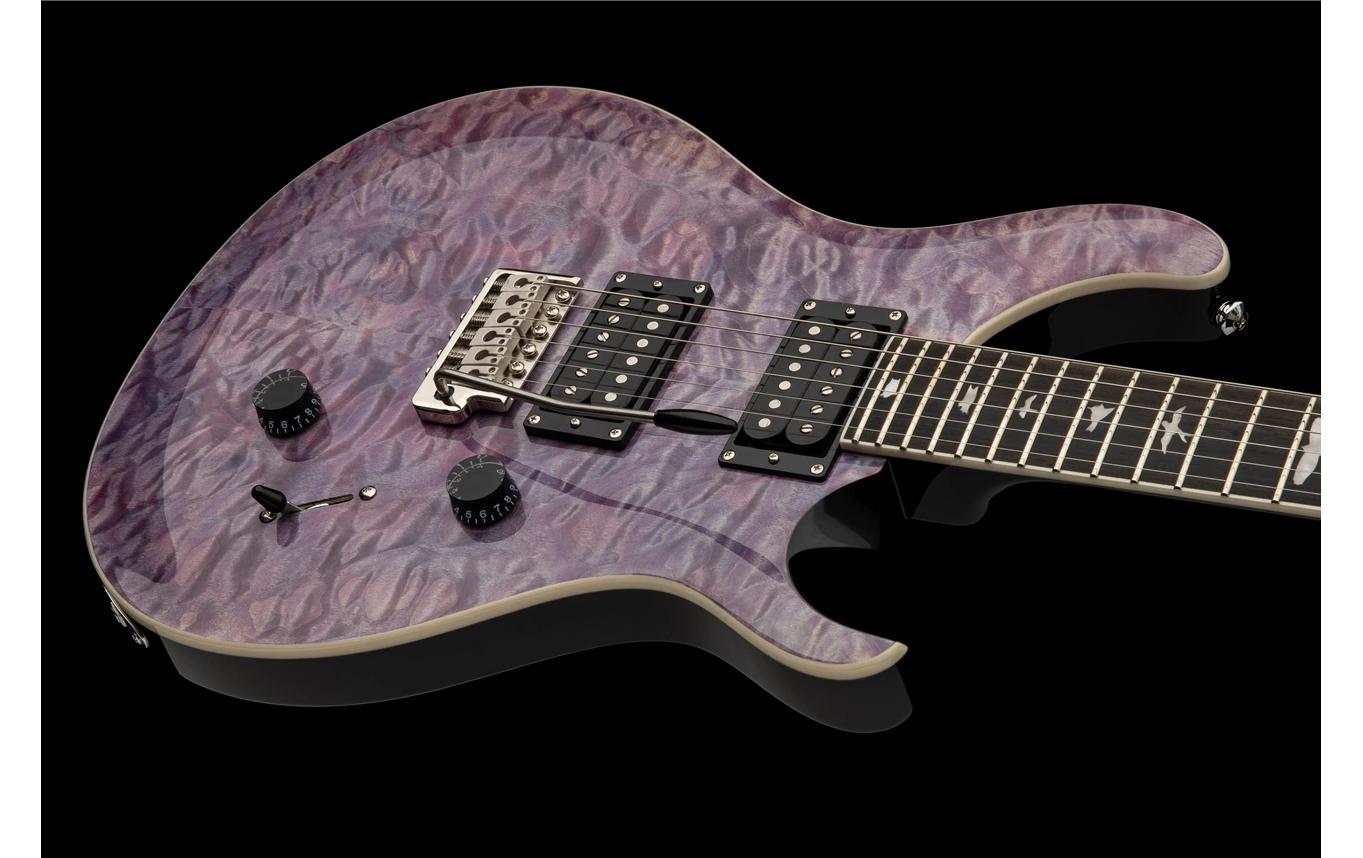 E-Gitarre SE Custom 24 Quilt Violet<br>Moderne Auflage eines klassischen Gitarrenmodells