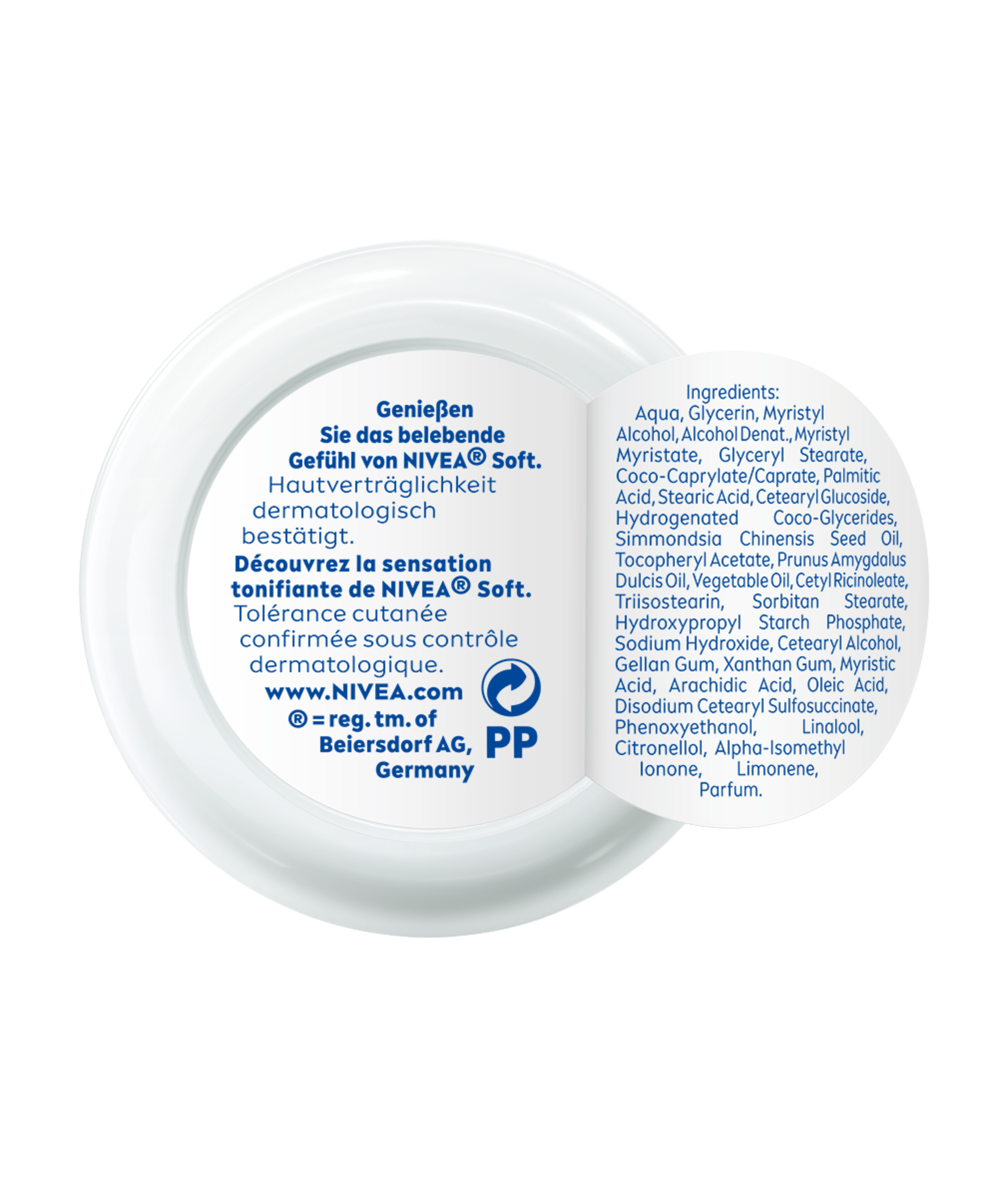 Nivea Feuchtigkeitscreme Creme Soft Topf 50 ml