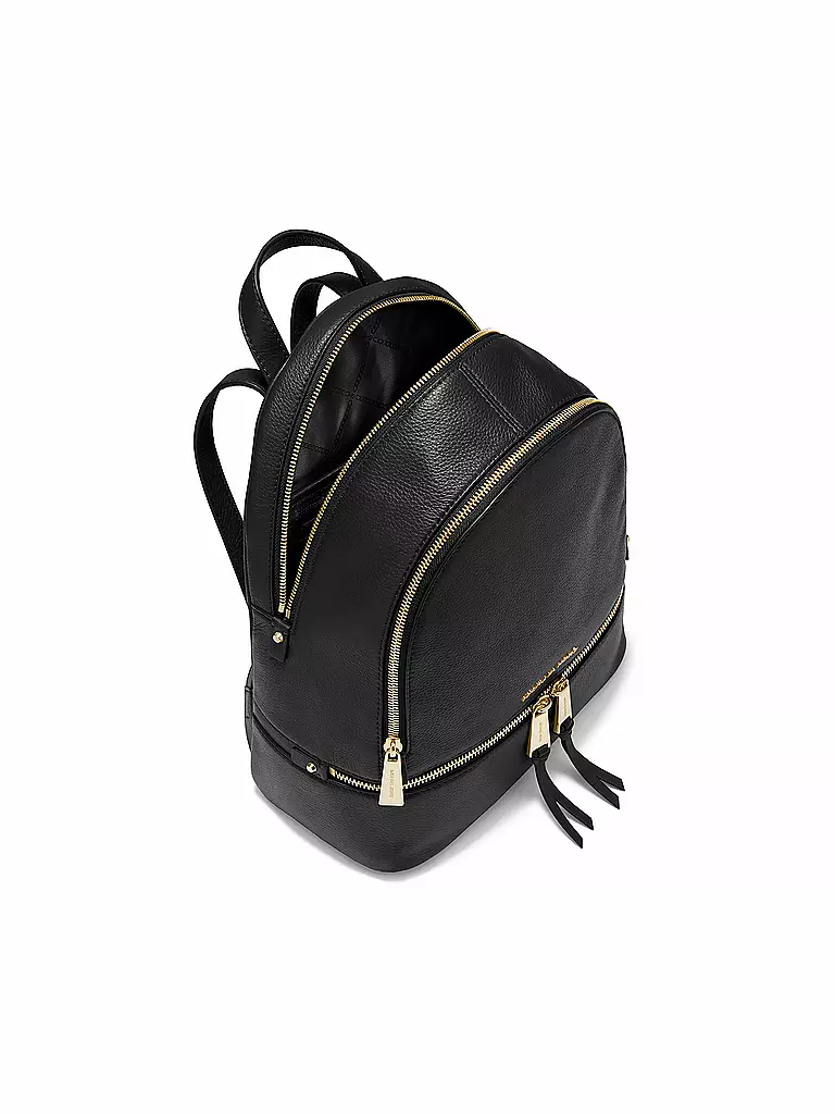 MICHAEL KORS Leder Rucksack  RHEA Medium schwarz