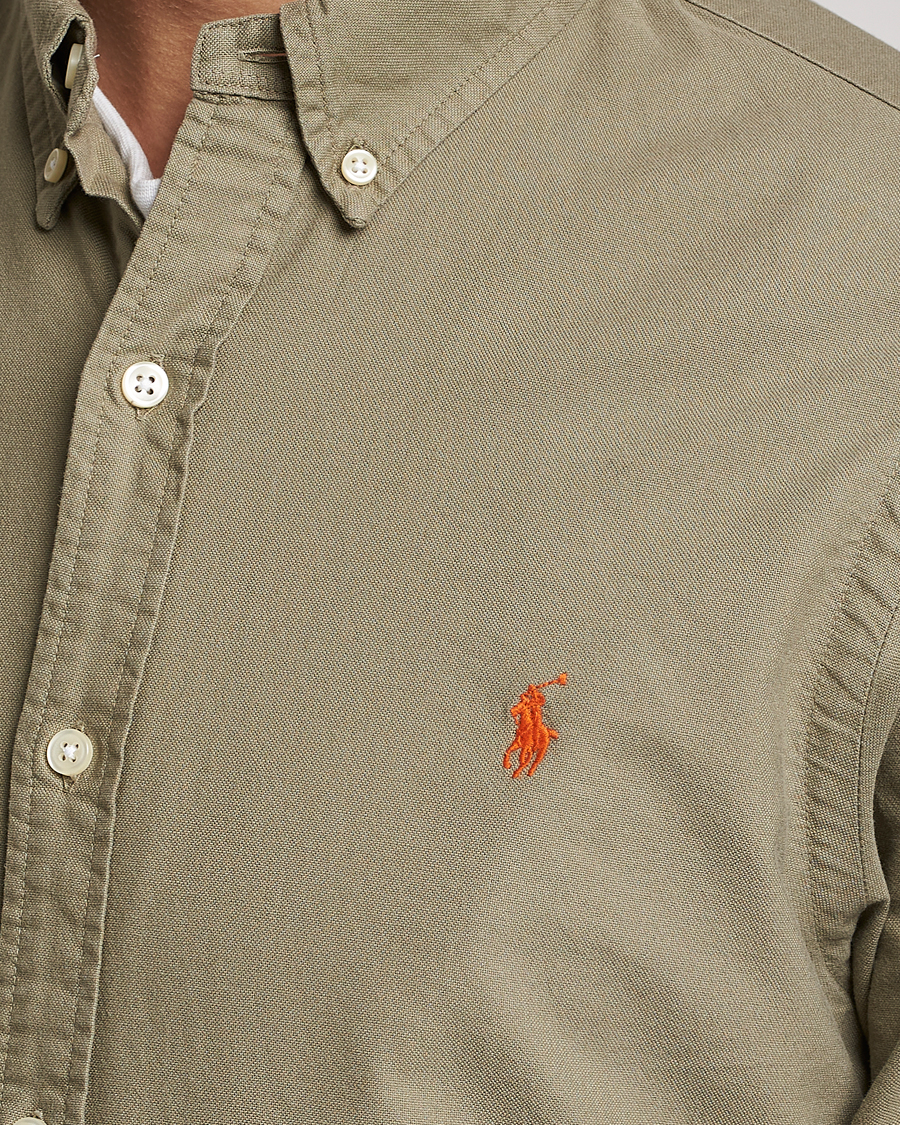 Polo Ralph Lauren Slim Fit Oxford Shirt Sage Green