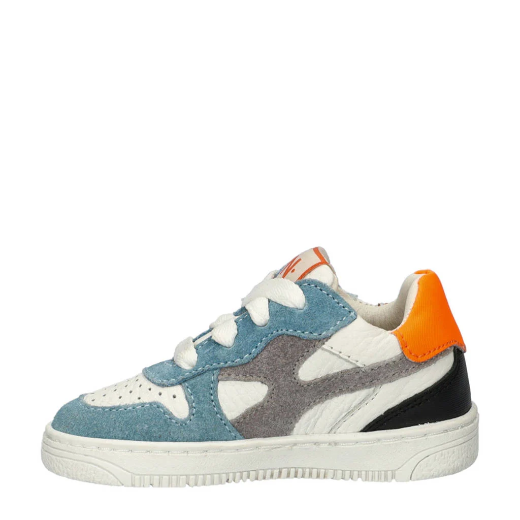 Nelson Kids leren sneakers blauw