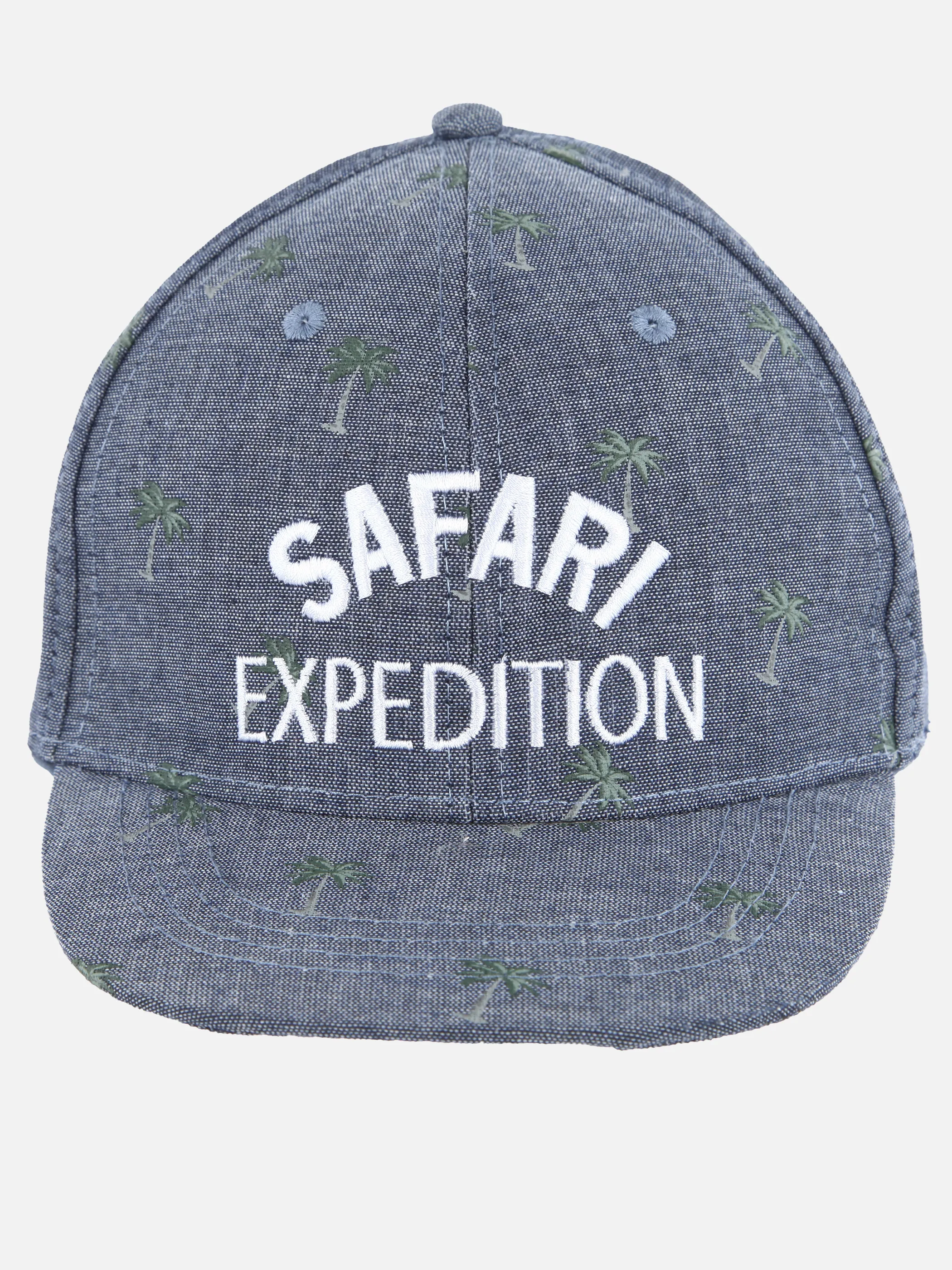 Jungen Cap mit Alloverprint und Stickerei