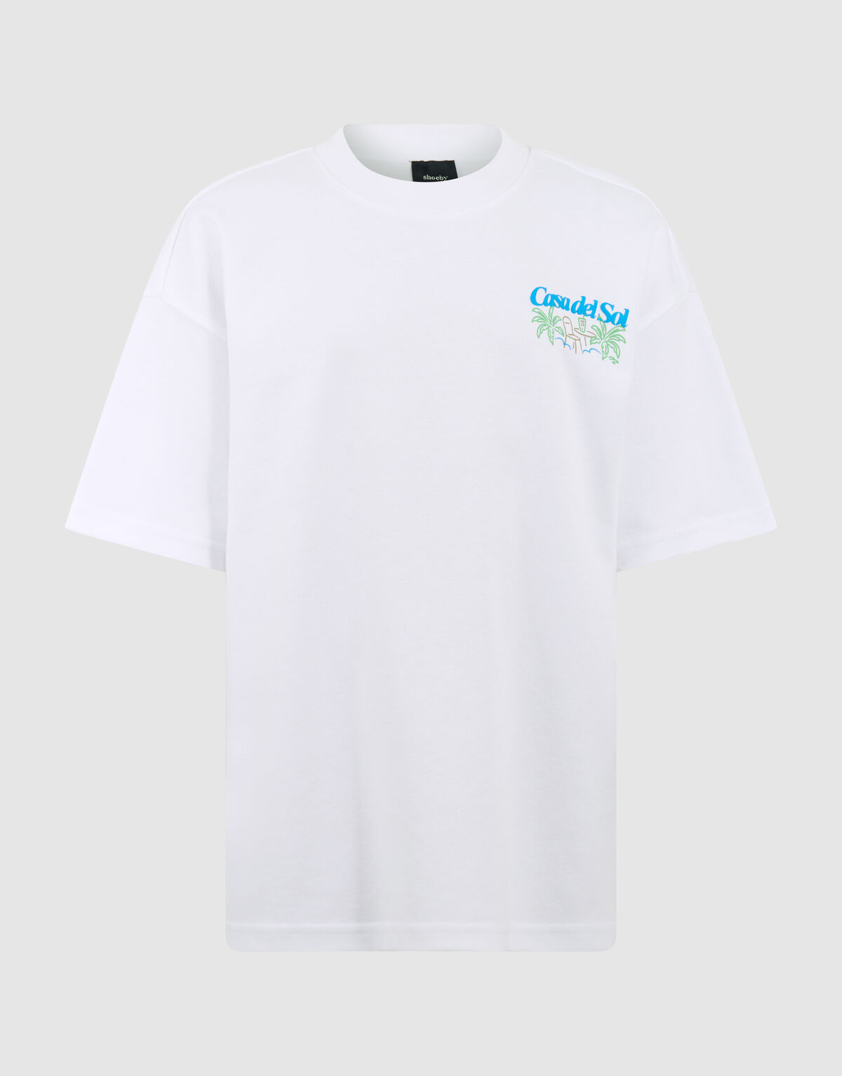 Casa Del Sol Artwork T-shirt Wit