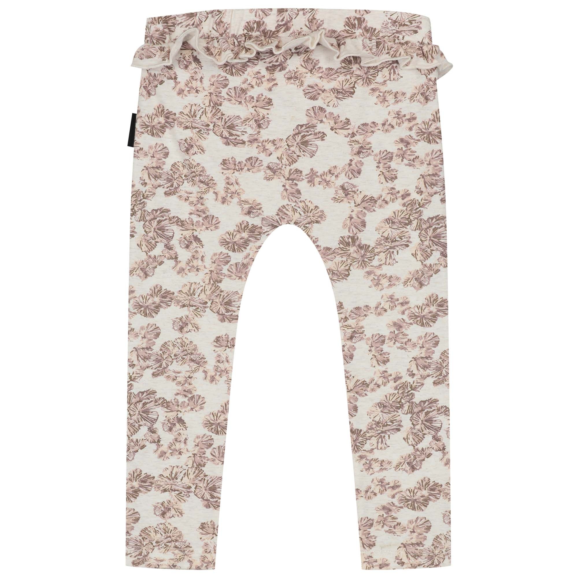 Sweet Petit baby legging  all over print beige