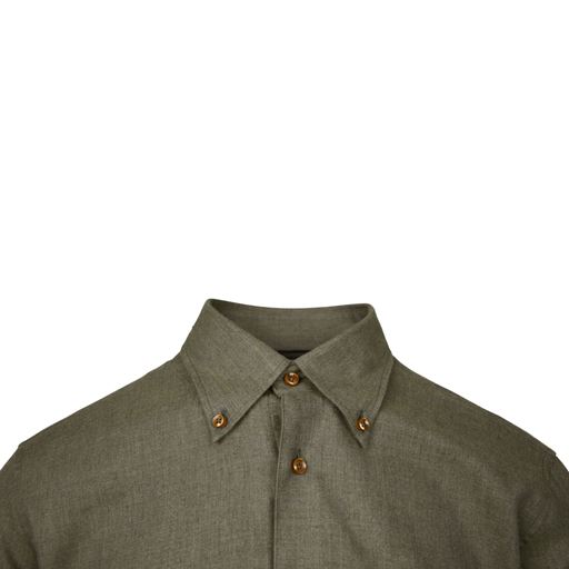 Nordstrand Brushed Plain Skjorte, Green, 44