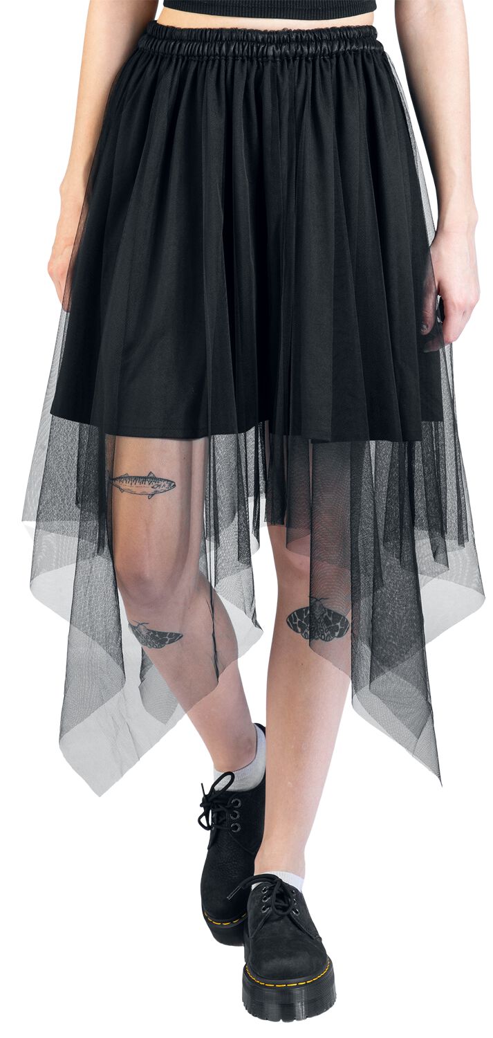 Tulle Skirt | Gothicana by EMP Jupe courte