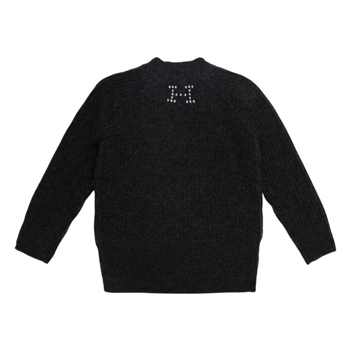 Holmm Pull Laine Cachemire Ellis | Noir