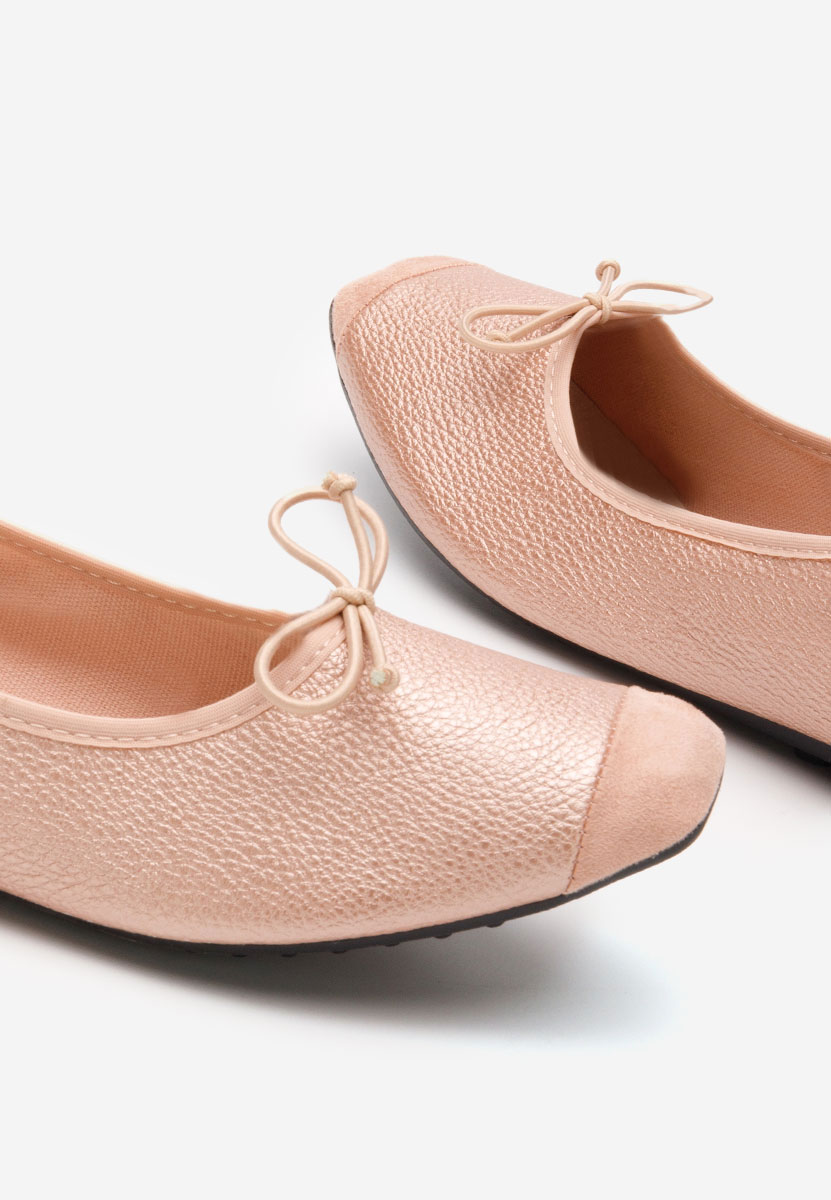 Ballerines femme champagne Amania V4