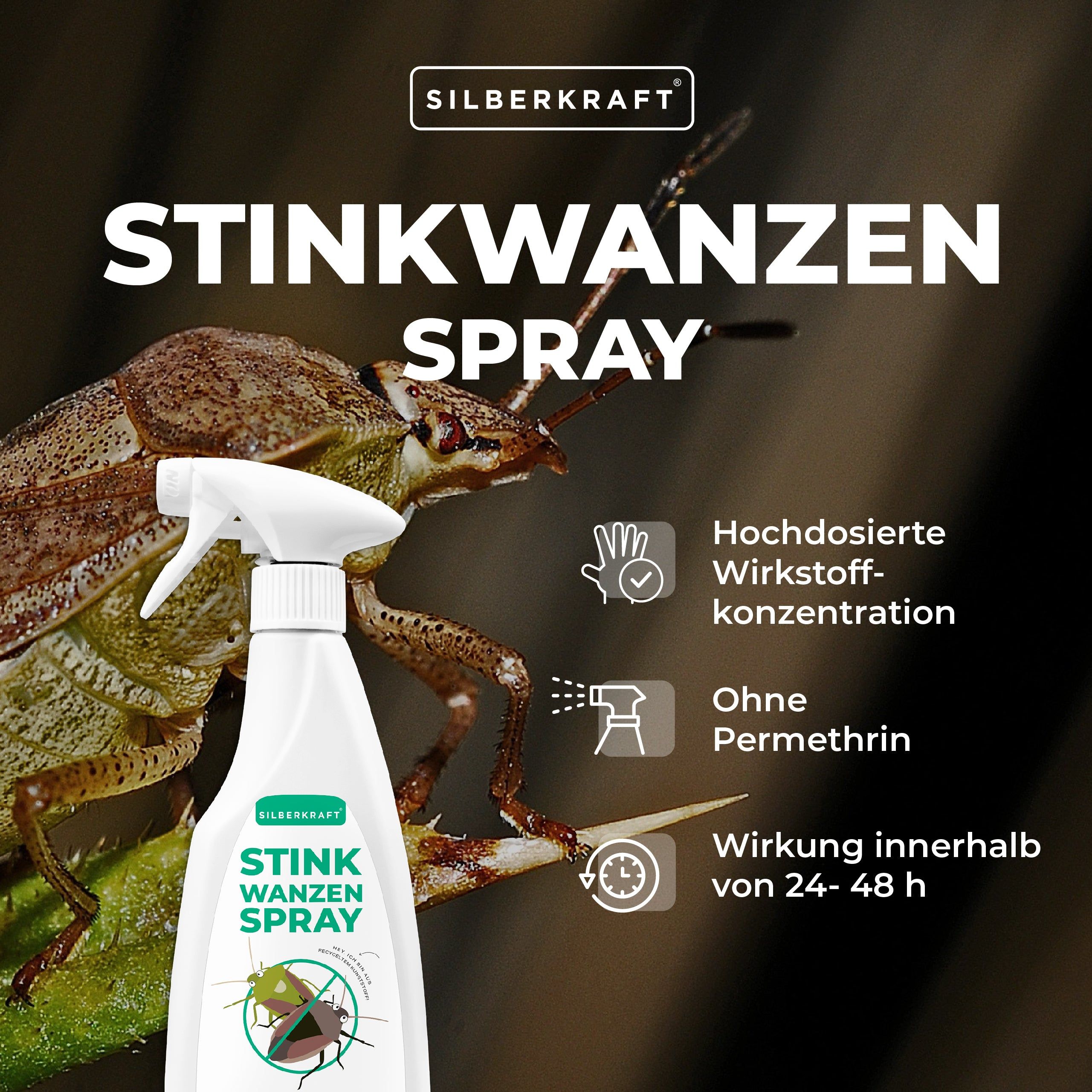 SILBERKRAFT Stinkwanzenspray