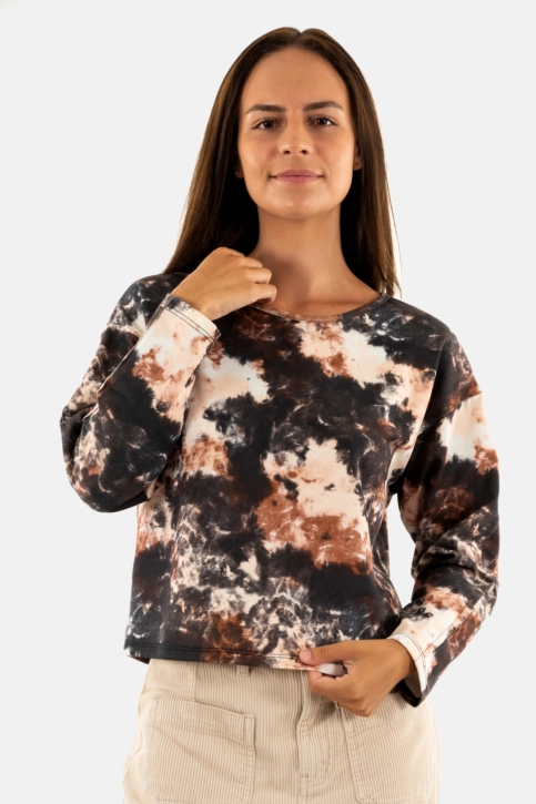 Tee shirt manches longues lola espeleta tp380w24 444 tie & dye