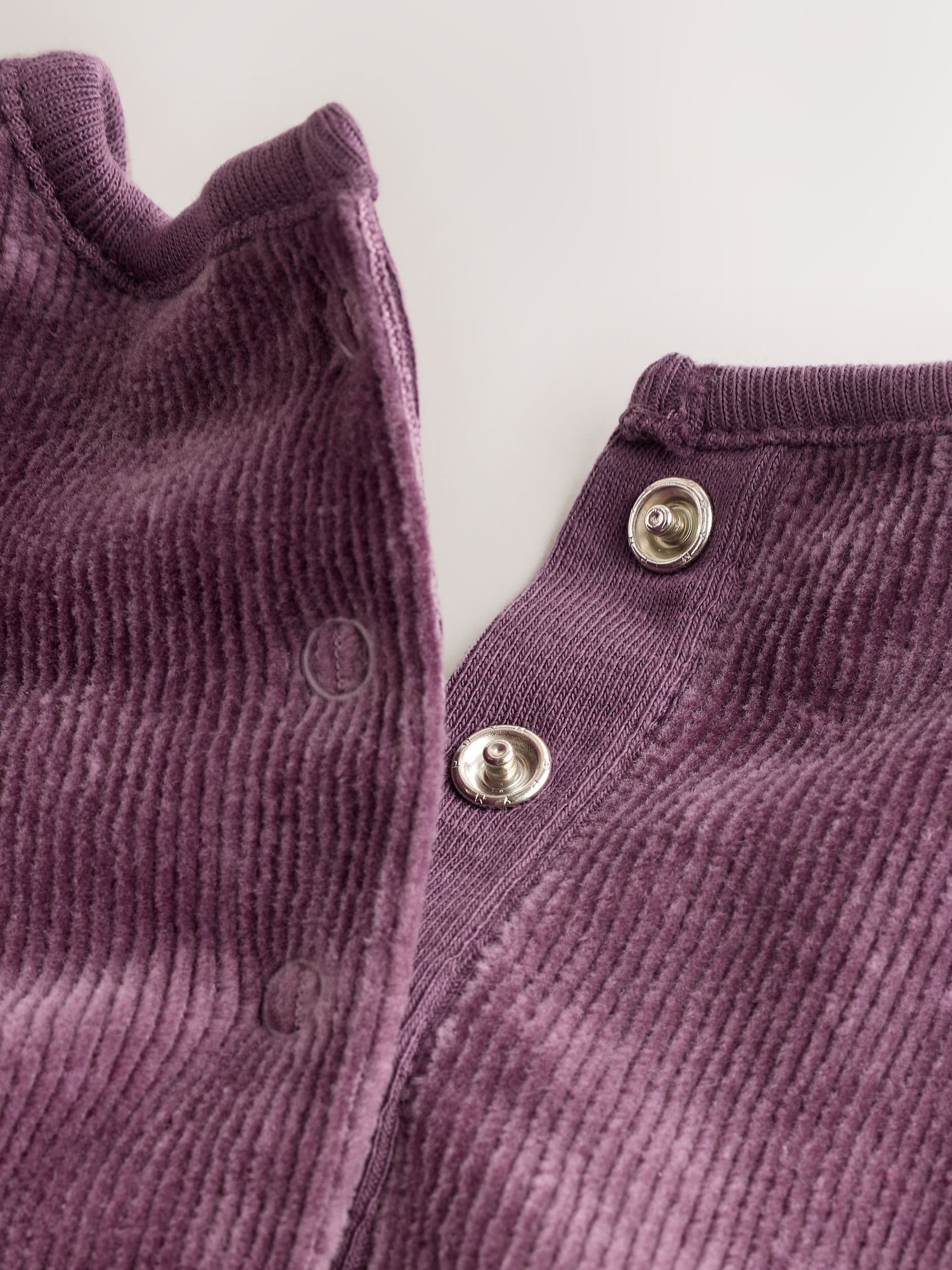 Paars - 2 -delige Baby Set van velours Jurk met Lange mouwen en Panty''s (0mnd-2jr)